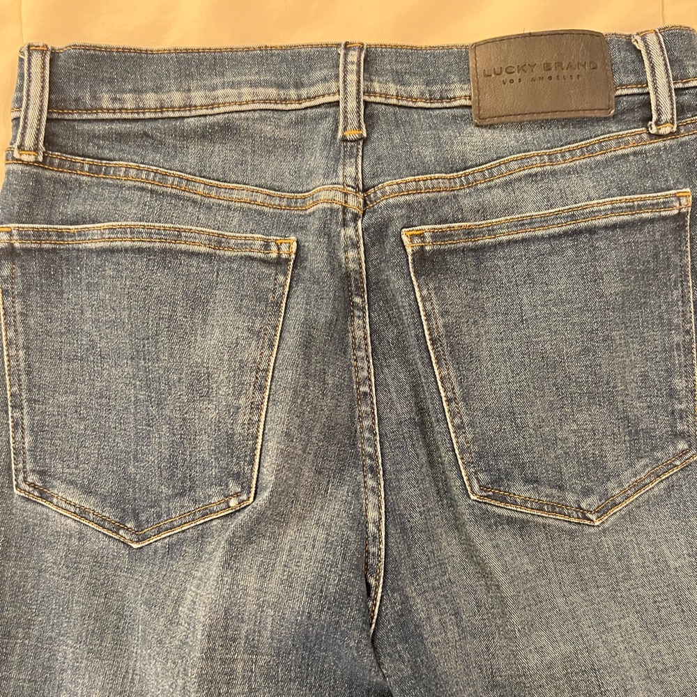 Lucky Brand High Rise Straight Leg Zoe Womens Jeans